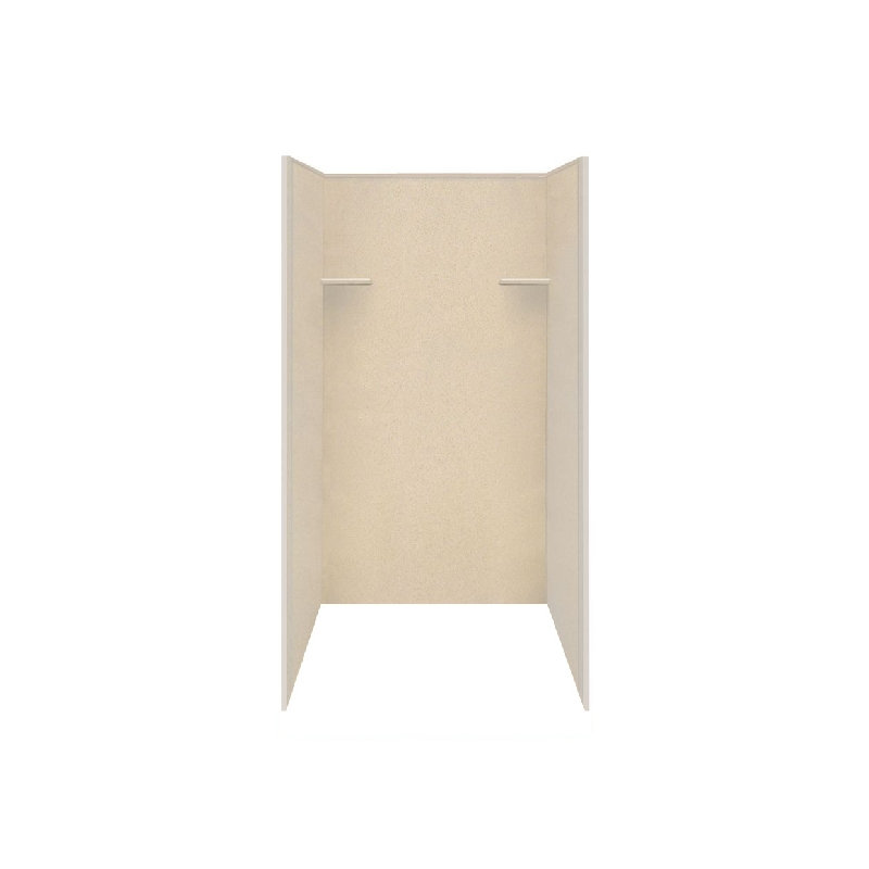 Ensemble de mur de douche 4 pièces 36 po x 36 po x 72 po, Matrix Kaki