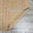 Anahid Checkered Hand Loomed Jute Area Rug in Brown-471907813