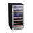 EdgeStar Dual Zone 15'' Built-In 26 Bottle Wine Refrigerator with Reversible Door