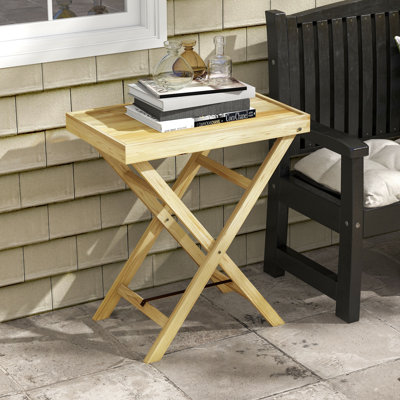 Rectangular 2 - Person 53Cm Outdoor Side Table