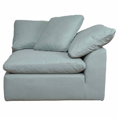 Cottinch Cloud Puff Sofa Modern Modular Sectional Sofa 4 Seats, Cushion  Covers Removable, High Density Memory Foam, White 