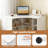 Yeramis Wrought Studio? L-shaped Computer Desk With Storage Shelves Adjustable Shelf For Home Office-1025644532