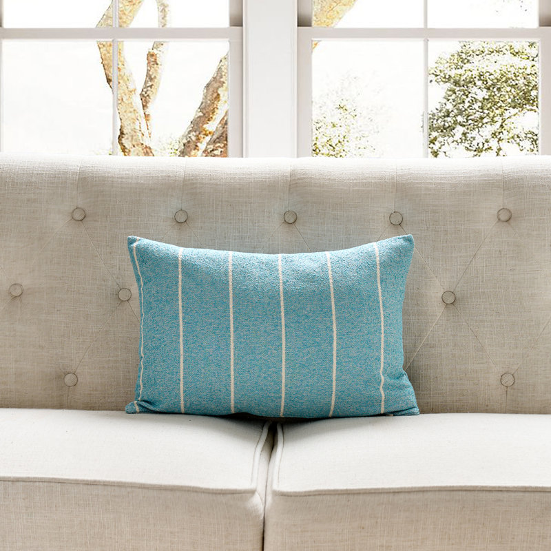 Housse de coussin French Stripe seulement, Bleu mer
