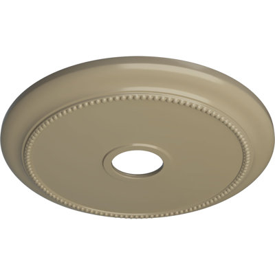 Endurathane Crendon Ceiling Medallion, 24 1/8"OD x 4 3/8"ID x 2 1/4"P (Fits Canopies up to 4 3/8"), Hand-Painted Gobi Desert Finish