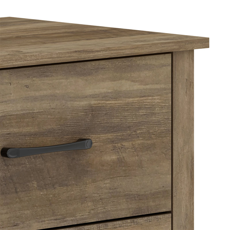 Commode double 6 tiroirs Walter, Chêne noueux