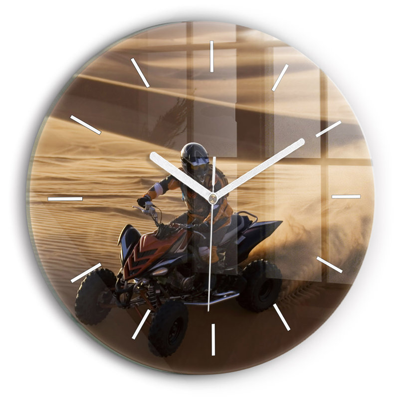Glass Wall Clock