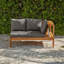 Collinward 240cm Wide L-Shaped Acacia Patio Sectional Set with Cushions-96686700-126175576