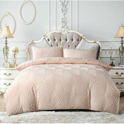 Mercer41 Garnes Damask Duvet Cover Set with Pillowcases