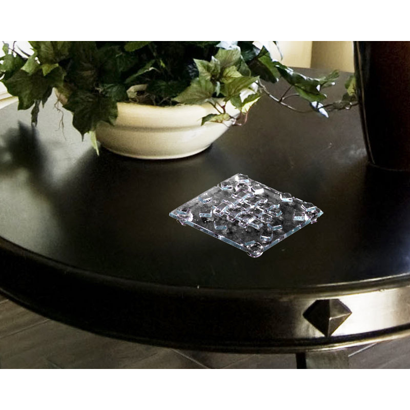 1'' H Glass Tabletop Dish