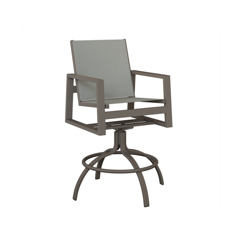 Chaise berçante pivotante en aluminium Ohlson Graphite, Ardoise Nova, Aluminium graphite