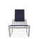 Holna Outdoor Rust-Resistant Metal Chaise Lounge
