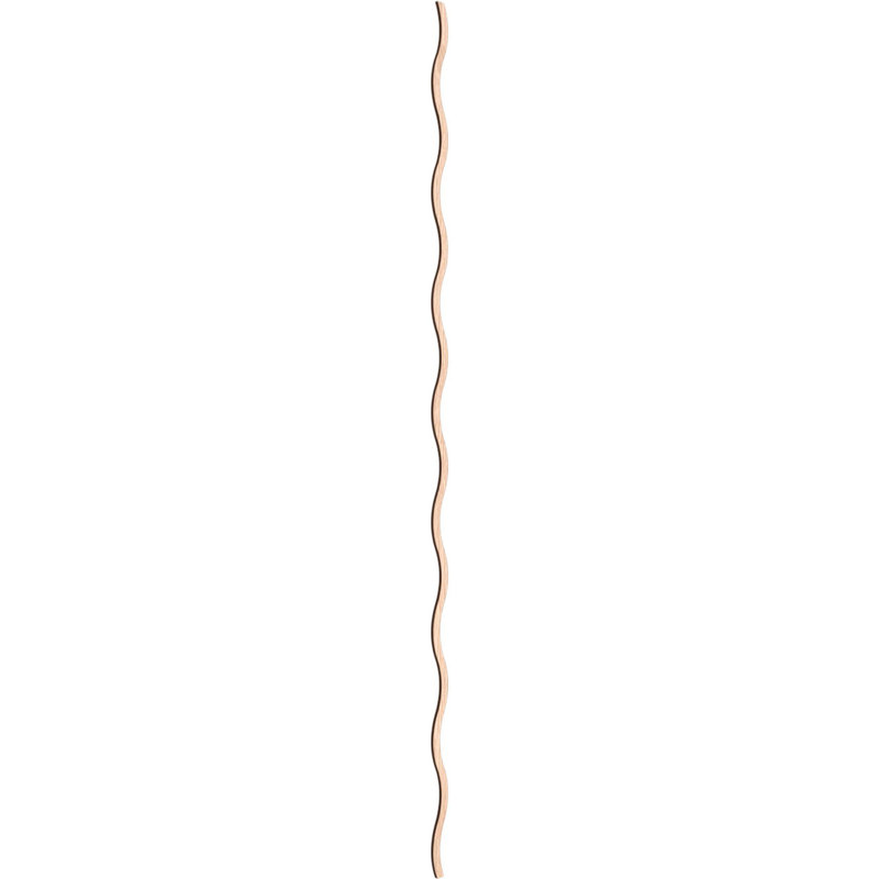 Ensemble de panneau mural décoratif en bois réglable Yukon, H 94 po x l 2,25 po x P 0,37 po, Chêne rouge
