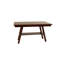 Table de salle à manger 6x chaises hautes 7 pièces à hauteur de comptoir Mobilier de salle à manger finition noyer style transitionnel