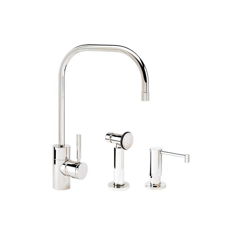Fulton Kitchen Faucet, Polished Nickel