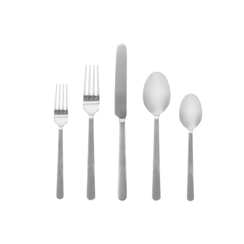Mint Pantry® Stainless Steel Flatware Set - Service for 4, Matte Stainless Steel