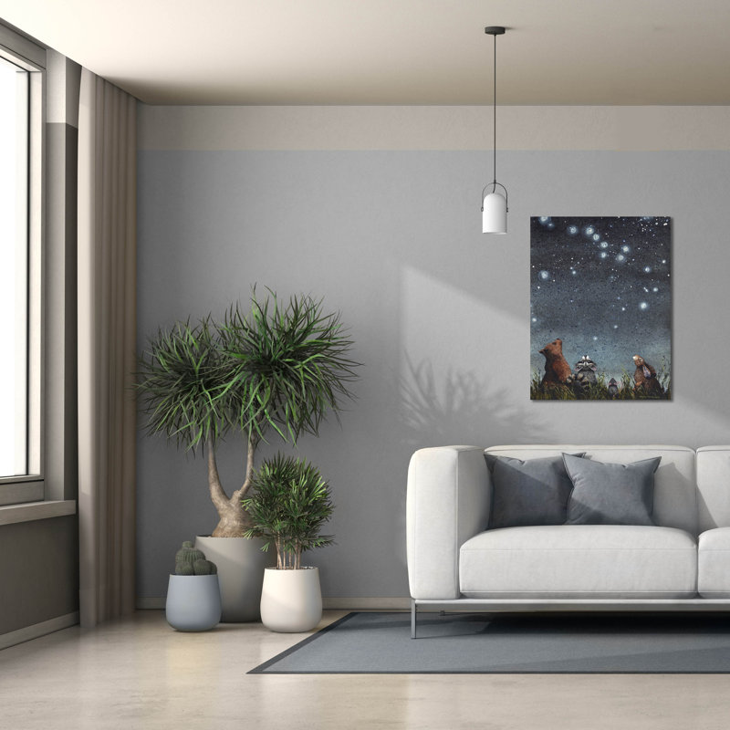 "Constellations" par Maggie Vandewalle, H 34 po x l 26 po x P 1,5 po