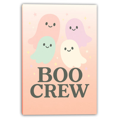 Boo Crew - Wrapped Canvas Wall Art