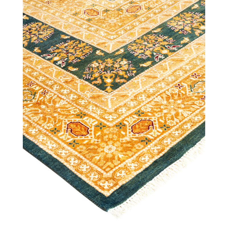 Classic One-of-a-Kind 9' 3" X 11' 10" Hand Knotted Area Rug