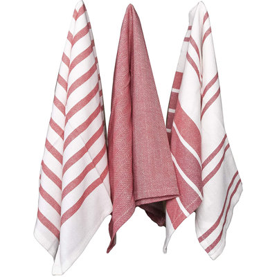 Cotton Stripe Kitchen Towel Linen Set