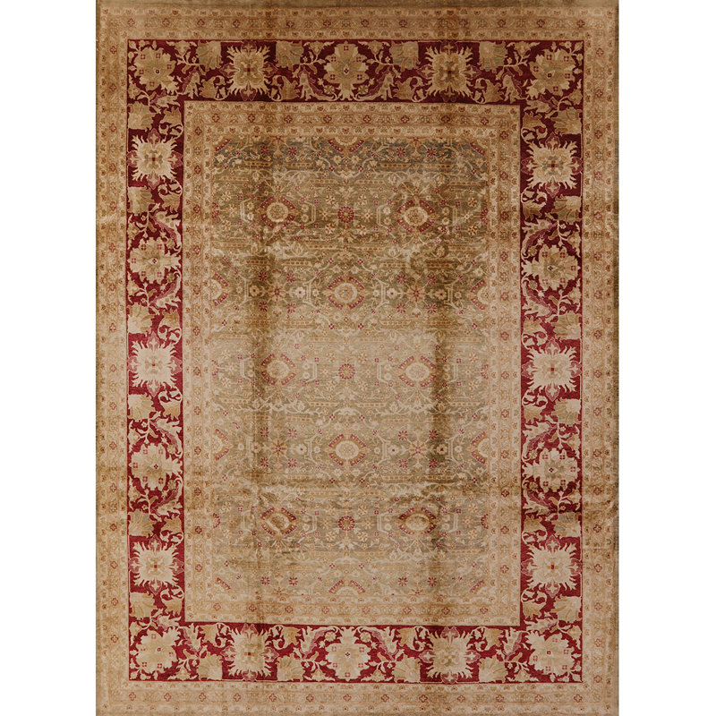 Tapis brun / rouge Roslin, Rectangle 2 pi x 3 pi