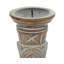 Ensemble de 3 chandeliers hauts en bois Paulita