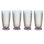 Villeroy & Boch Boston Pearl Long Drink Glass, Set of 4, 13.5 oz, Crystal Glass for Cocktails, Made in Germany, Dishwasher-Safe
