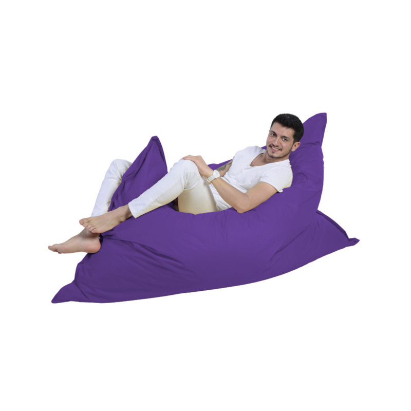 Polyester Outdoor Friendly Bean Bag Chair & Lounger, Purple