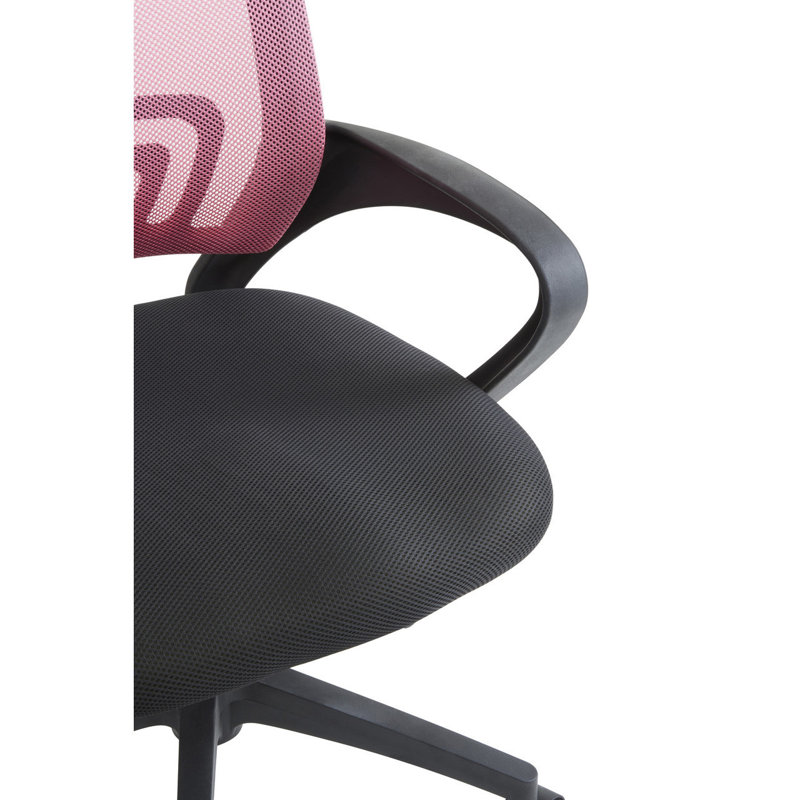 Sharples Office Chair, Pink/Black