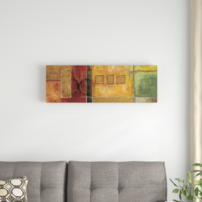 « harmonie i », reproduction d’art sur toile, H 12 po x l 36 po x P 1,5 po