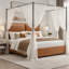 Upholstered Vegan Leather Bed