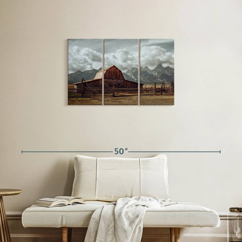 Grand Teton Barn, H 20 po x l 33 po