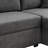 Versatile Reversible Sofa Bed With Side Shelf And Storage Chaise-506992004