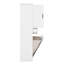 Tall Bathroom Storage Cabinet With Doors And Drawer, Storage Cabinet With Two Removable Laundry Basket, Adjustable Shelf-508463568