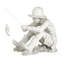Statue de pêcheur parti à la pêche
