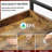 6-Tier Industrial Bookshelf, 67" Wooden Bookshelf with Open Shelves, Freestanding Metal Frame Bookcase for Storage and Display, Modern Book Shelves for Bedroom, Living Room and Home Office, Brown
