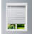 Linen Avenue Cordless Faux Wood Blind White, Flush Inside Mount (No Valance Side Pieces/Returns Included, Arrives ½ Inch Narrower)-53927918