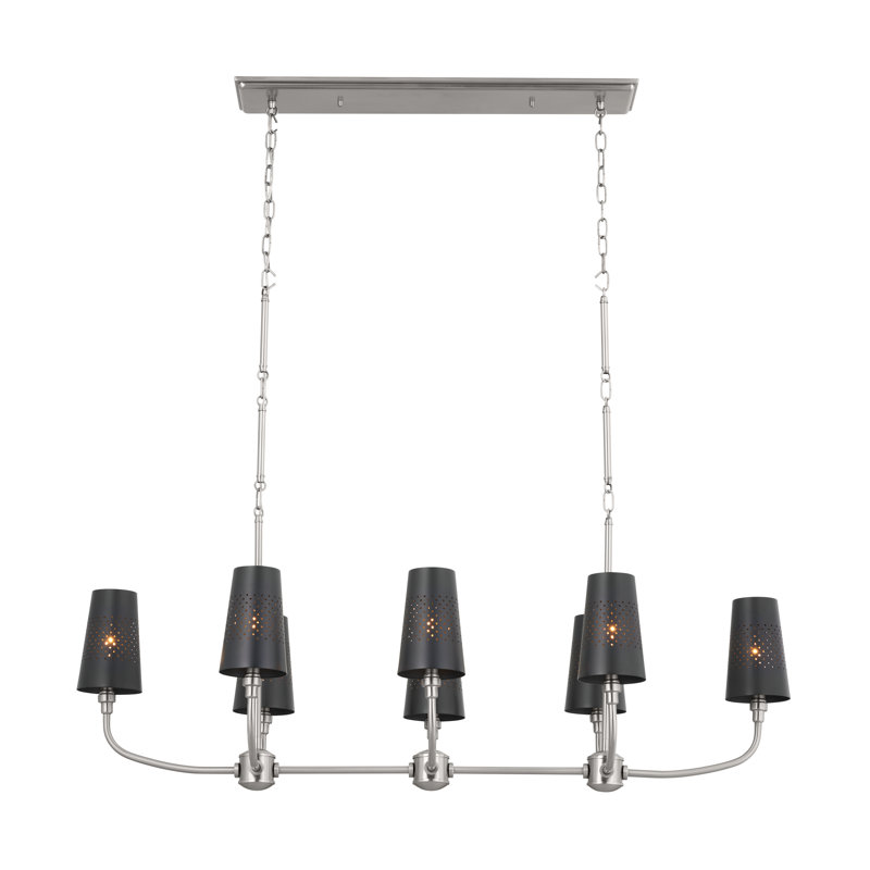 8 - Light Kitchen Island Pendant, Black