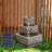 Weather Resistant Floor Fountain with Light