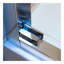 Double porte de douche coulissante pour baignoire, cadre en alliage d'aluminium chromé, verre trempé clair de 1/4 po (6 mm) d'épaisseur.