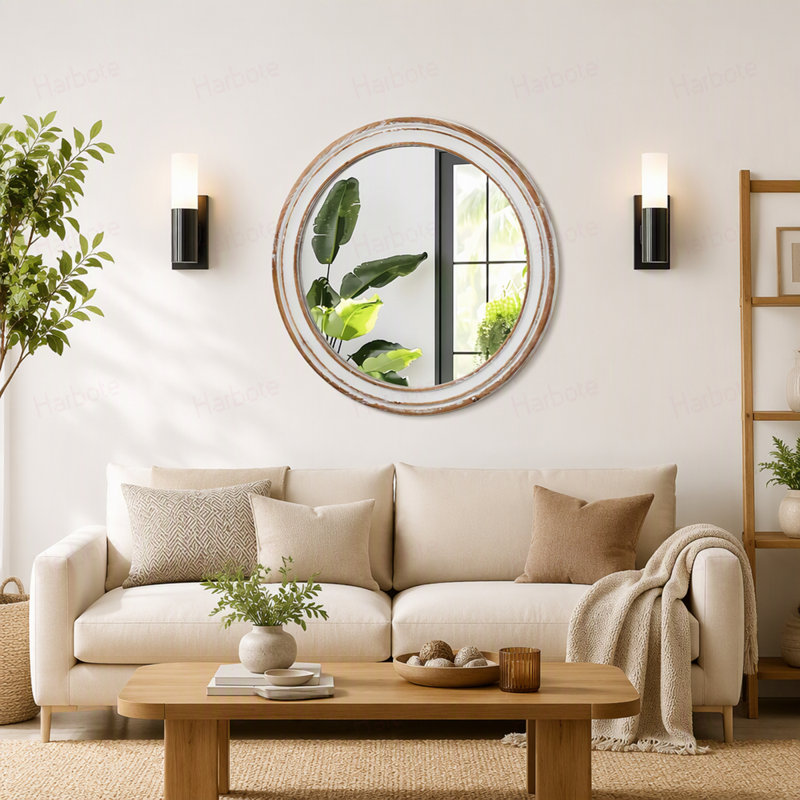 Miroir mural 27,5 po, H 27,56 po x l 0,98 po