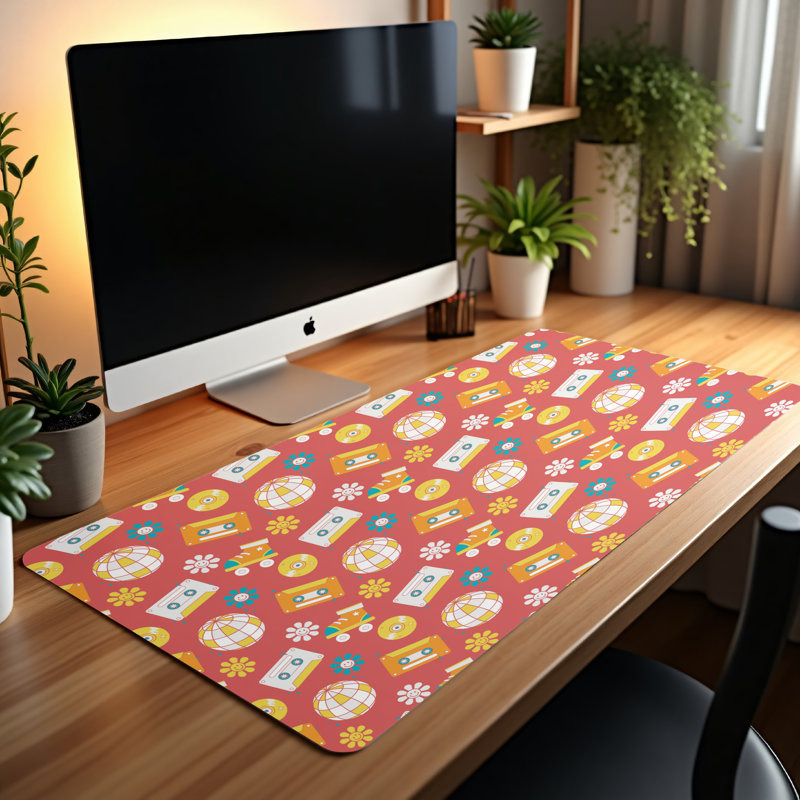 Polyester Desk Pad, 31.5x15.5