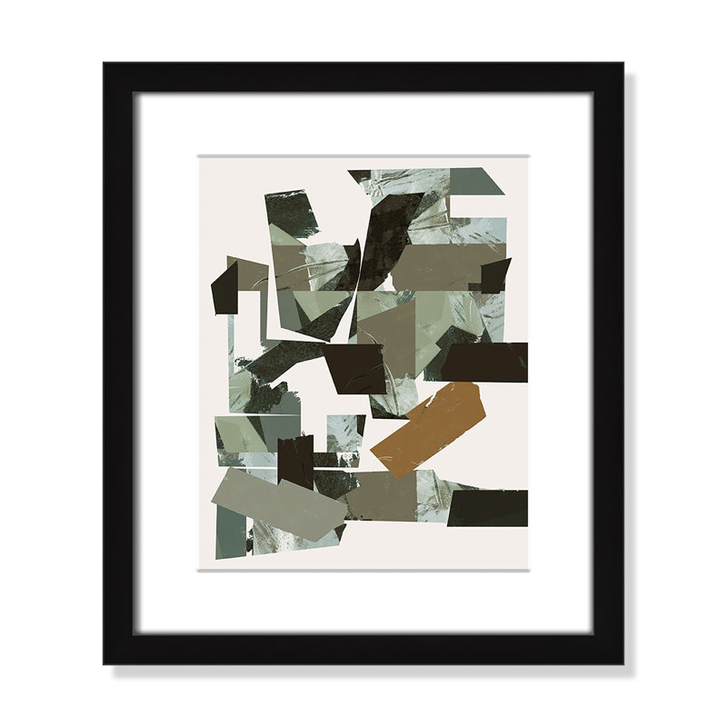 Imprimé Green Endeavour II par Cartissi, 13'' W x 15'' H, Imprimé mat, Noir satiné