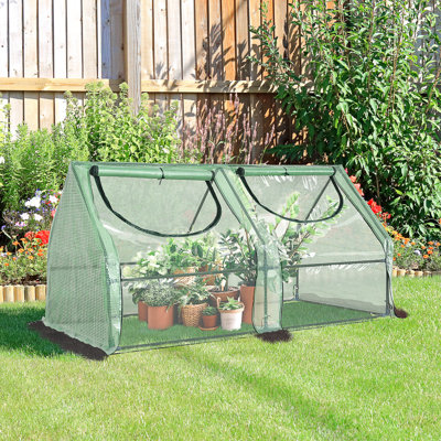 70.75" W x 35.5" D Mini Greenhouse