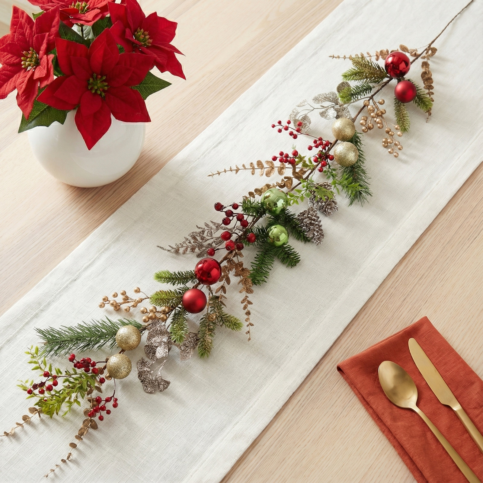 10'' in. Faux Garland