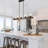 Smither 5 - Light 42.9“ Wide Kitchen Island Pendant with Wood Accents-1713182920