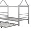 Lit plateforme simple en métal Mondamin-1531324116