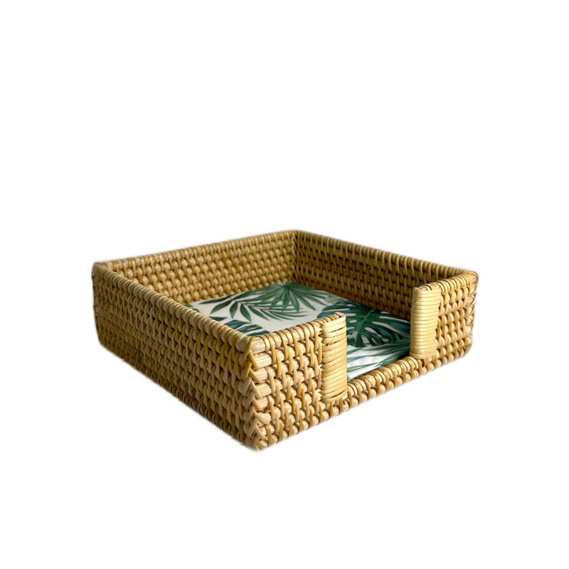 Phi Phi Rattan Square Napkin Tray