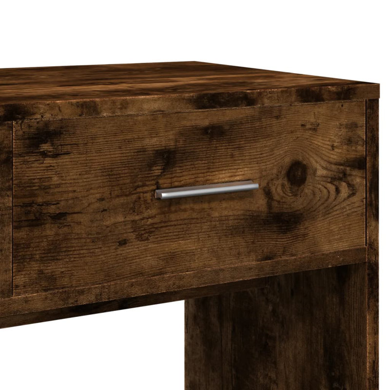 Dressing Table with Mirror, Smoked Oak