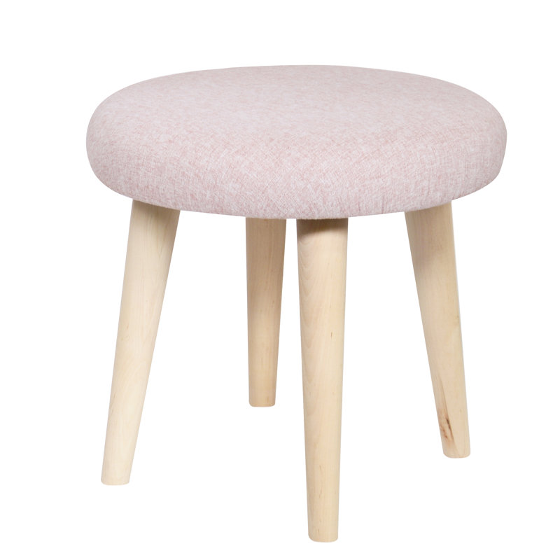 Shetland Vanity Stool, Pink