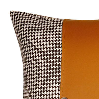 18'' Houndstooth Throw Pillow Cover